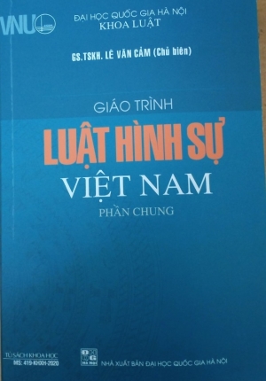 Sách – Giáo Trình Luật Hình Sự Việt Nam Phần Chung (Đại Học Quốc Gia Hà Nội)